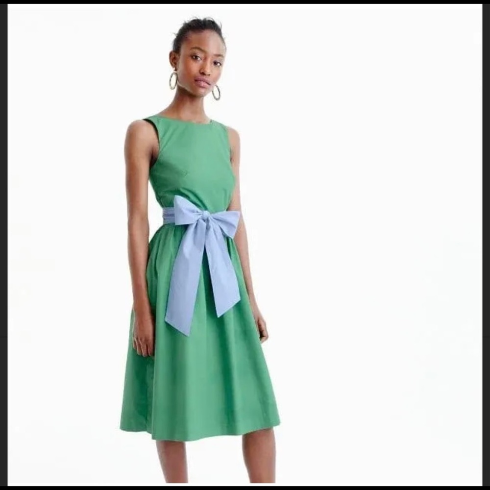 NWT J. Crew Cotton Poplin Dress